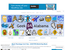 Tablet Screenshot of geekalabama.com